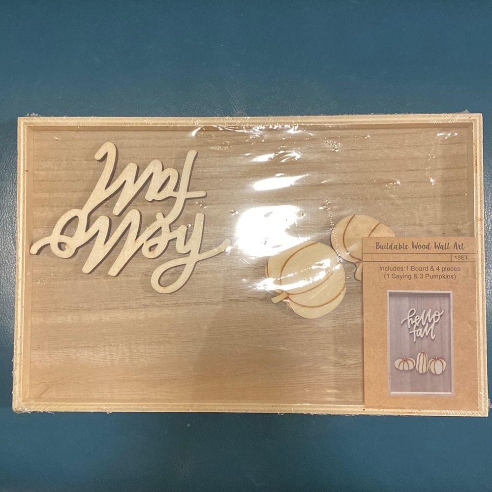 (3/$15)   Hello fall wood art